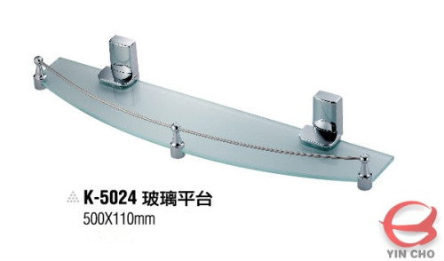 瀅州實業有限公司YINCHO進發五金K-5024 玻璃平台浴室配件系列玻璃平台